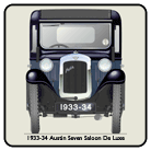 Austin Seven Saloon De Luxe 1933-34 Coaster 3
